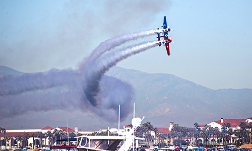 Airshow in Huntington Beach